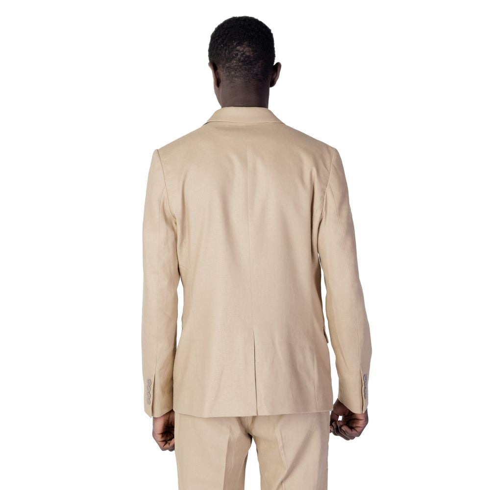 Antony Morato Beige Linen Blazer