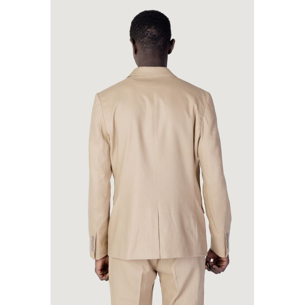 Antony Morato Beige Linen Blazer