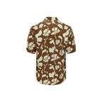 Only & Sons Brown Viscose Shortsleeve Shirt