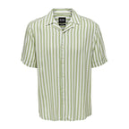Only & Sons Green Viscose Shortsleeve Shirt