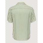 Only & Sons Green Viscose Shortsleeve Shirt