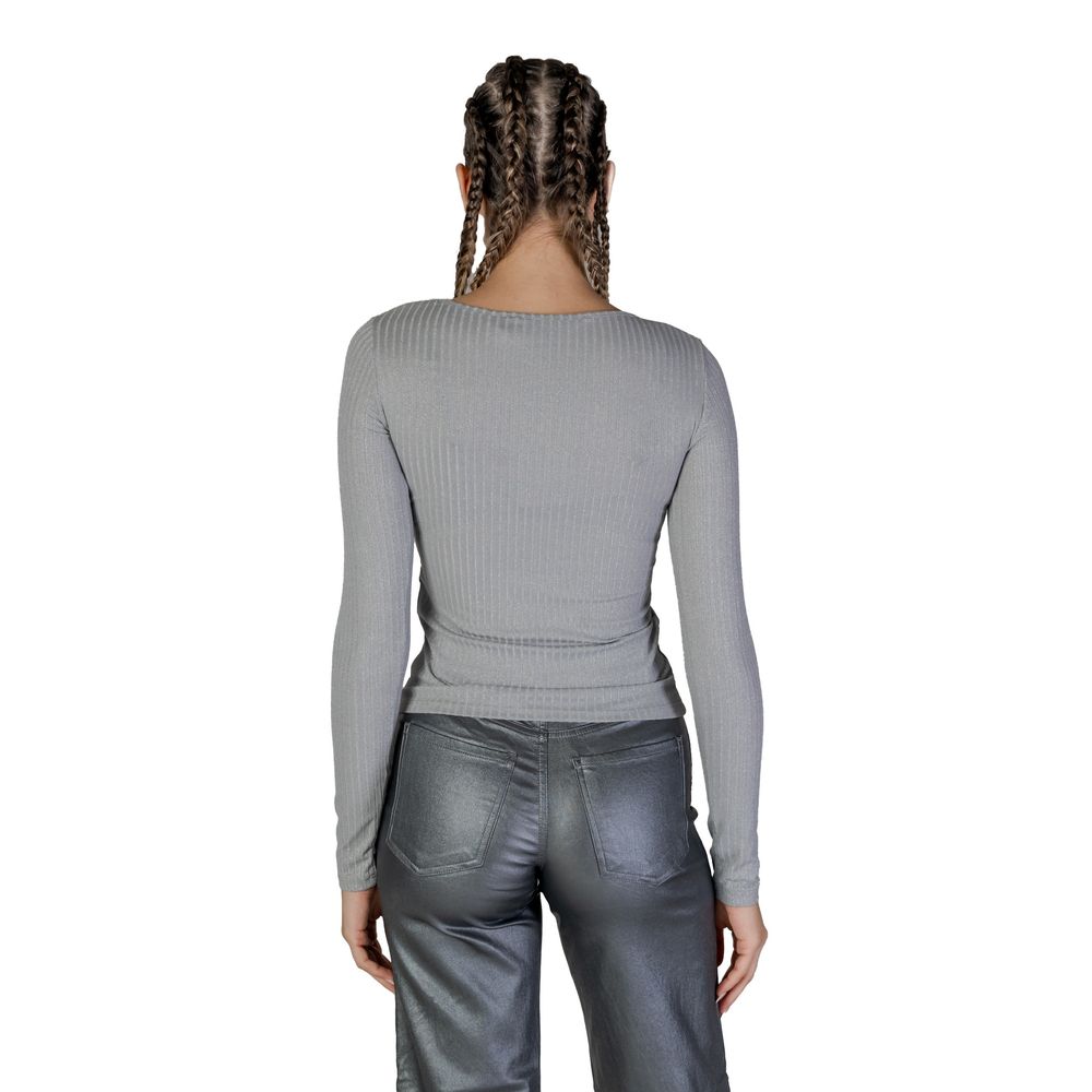 Vero Moda Silver Recycled Polyester Long Sleeve