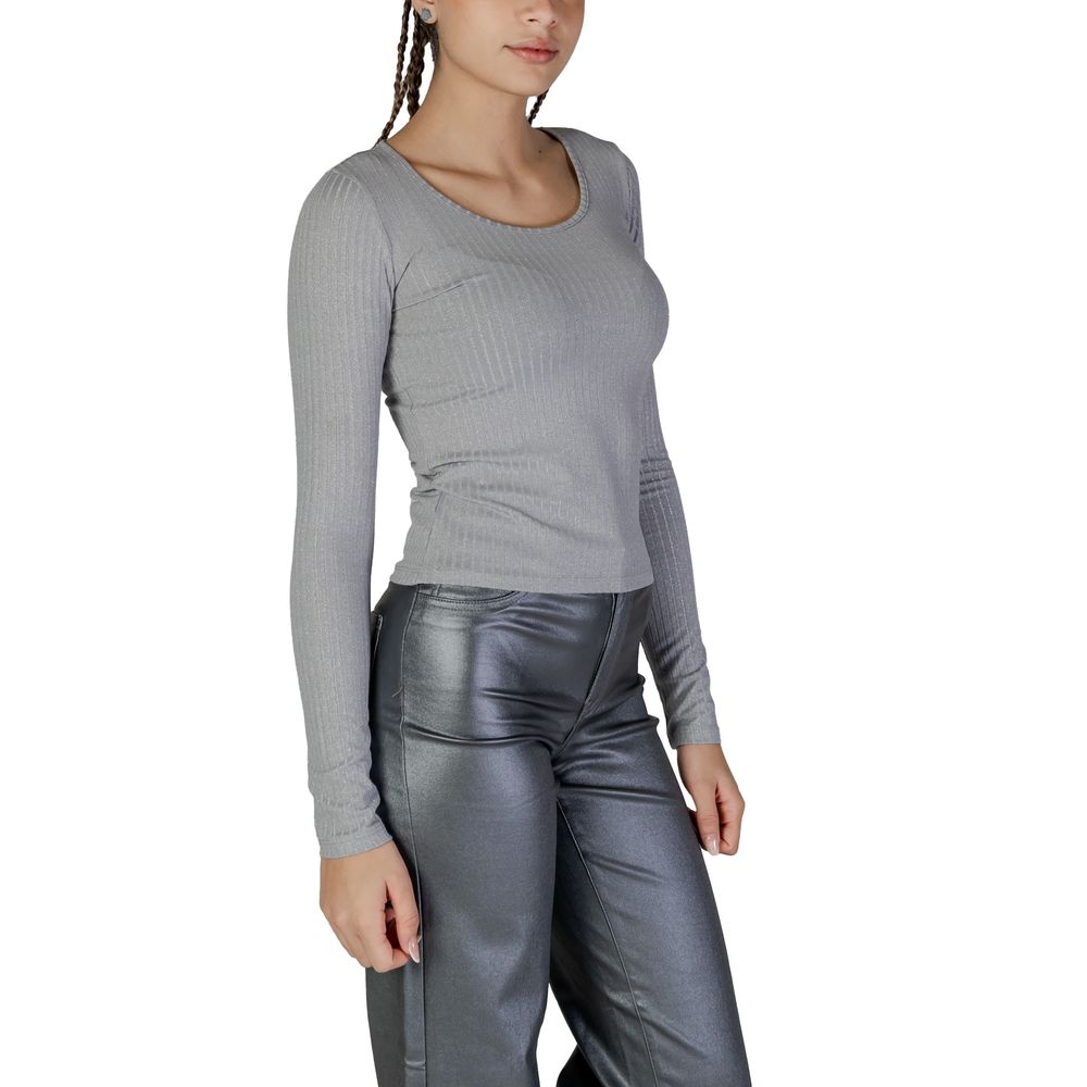 Vero Moda Silver Recycled Polyester Long Sleeve
