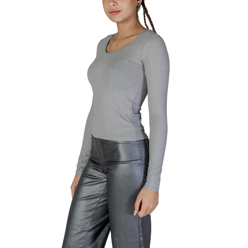 Vero Moda Silver Recycled Polyester Long Sleeve