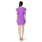 Rinascimento Purple Polyester Midi