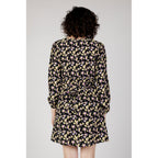 Jacqueline De Yong Black Viscose Short Dress