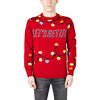 Only & Sons Red Marabou Sweatshirt