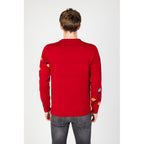 Only & Sons Red Marabou Sweatshirt