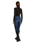 Morgan De Toi Black Viscose Turtleneck