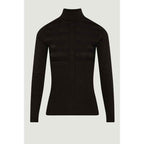 Morgan De Toi Black Viscose Turtleneck