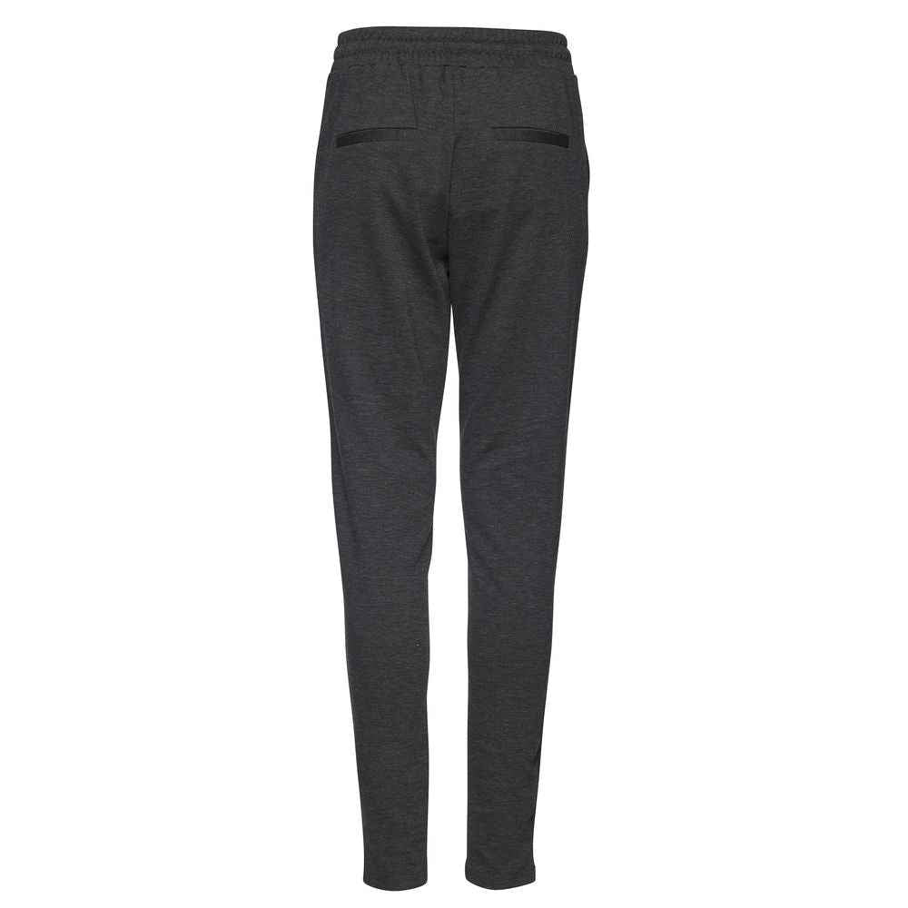 ICHI Gray Polyester Pant