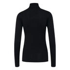 ICHI Black Viscose Turtleneck