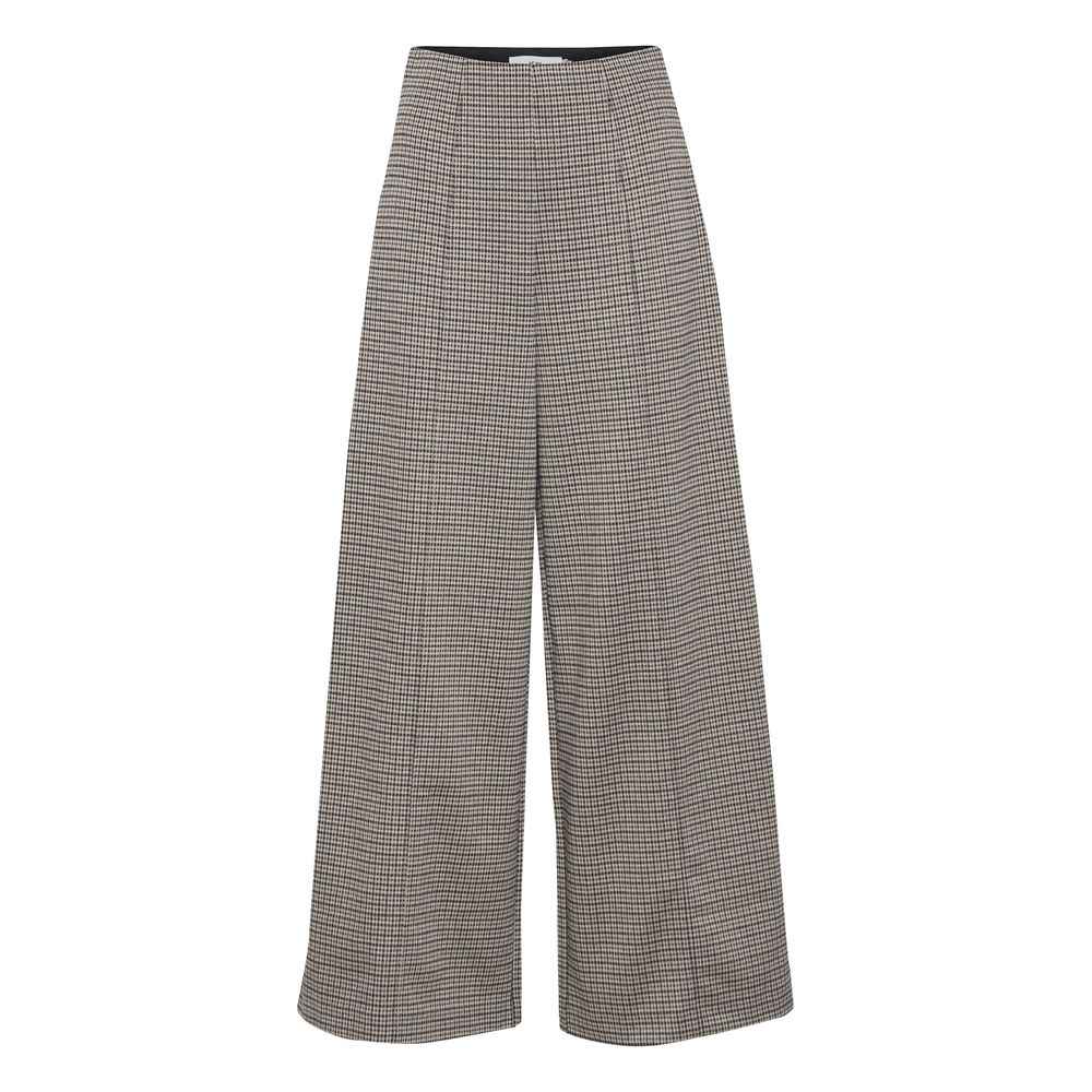 ICHI Beige Polyester Pant