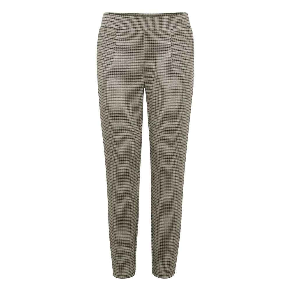 ICHI Beige Polyester Pant