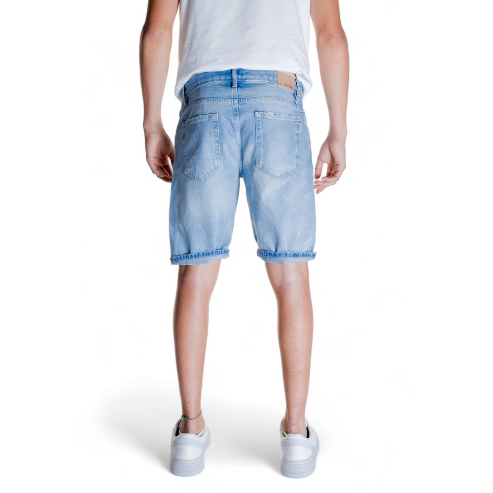 Antony Morato Light Blue Cotton Bermuda