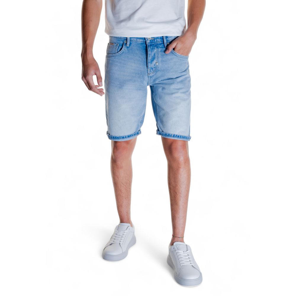 Antony Morato Light Blue Cotton Bermuda