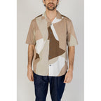 Only & Sons Brown Cotton Shortsleeve Shirt