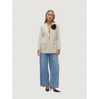 Vero Moda Beige Polyester Blazer