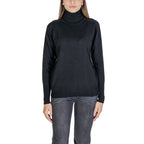 Alviero Martini Prima Classe Black Viscose Turtleneck