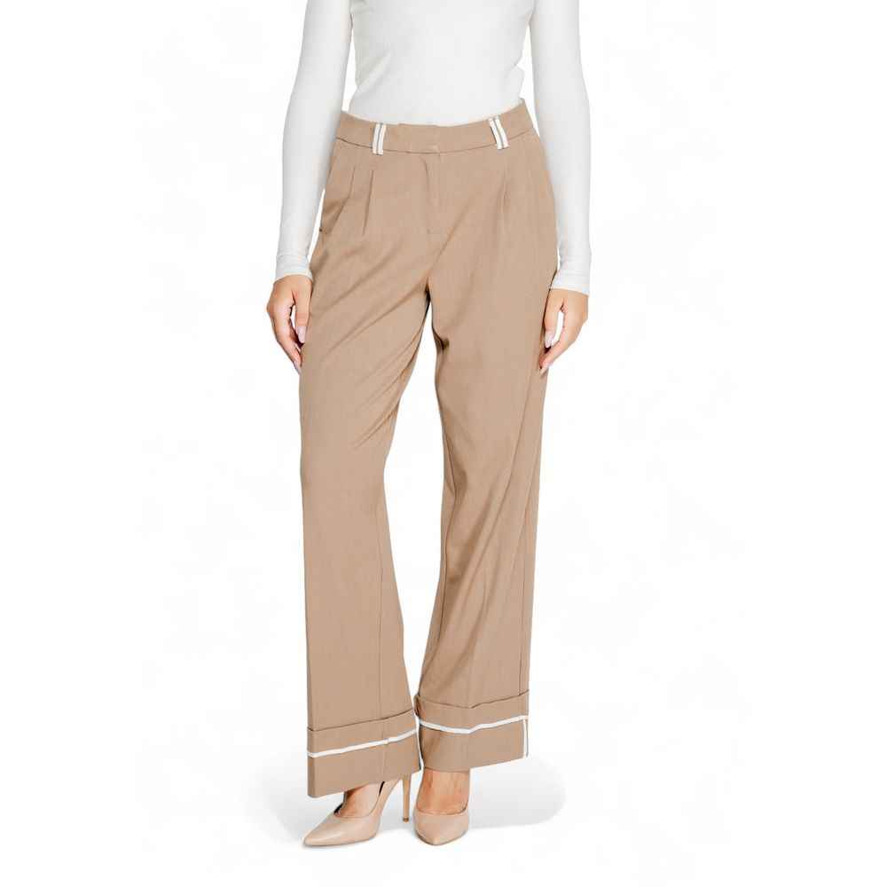 Only Brown Recycled Polyester Pant
