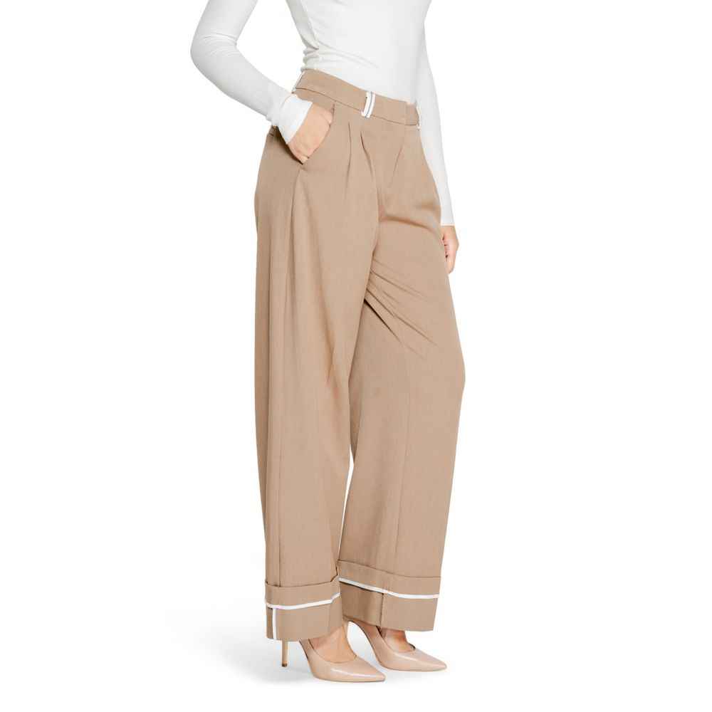 Only Brown Recycled Polyester Pant