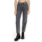 Only Gray Cotton Mom Jean