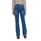 Street One Blue Cotton Mom Jean