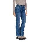 Street One Blue Cotton Mom Jean