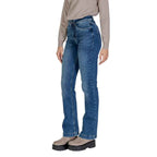 Street One Blue Cotton Mom Jean