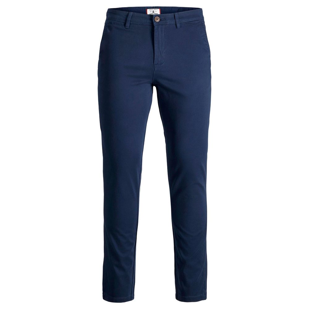Jack Jones Blue Cotton Skinny Pants