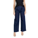 ICHI Blue Cotton Pant