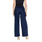 ICHI Blue Cotton Pant