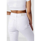Only White Cotton Mom Jean