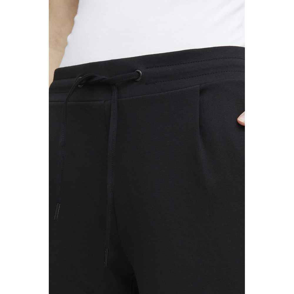 ICHI Black Polyester Pant