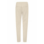 ICHI Beige Polyester Pant
