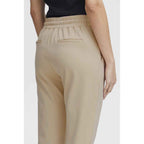 ICHI Beige Polyester Pant