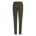 ICHI Green Polyester Pant