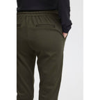 ICHI Green Polyester Pant