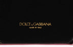 Dolce & Gabbana Pink Leather Heart Phone Cover
