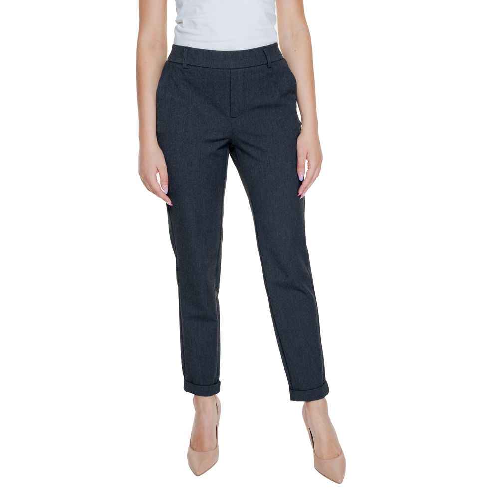 Vero Moda Gray Polyester Pant