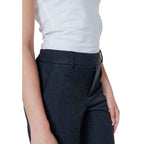 Vero Moda Gray Polyester Pant