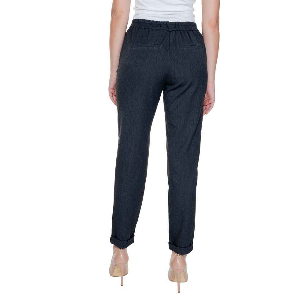 Vero Moda Gray Polyester Pant