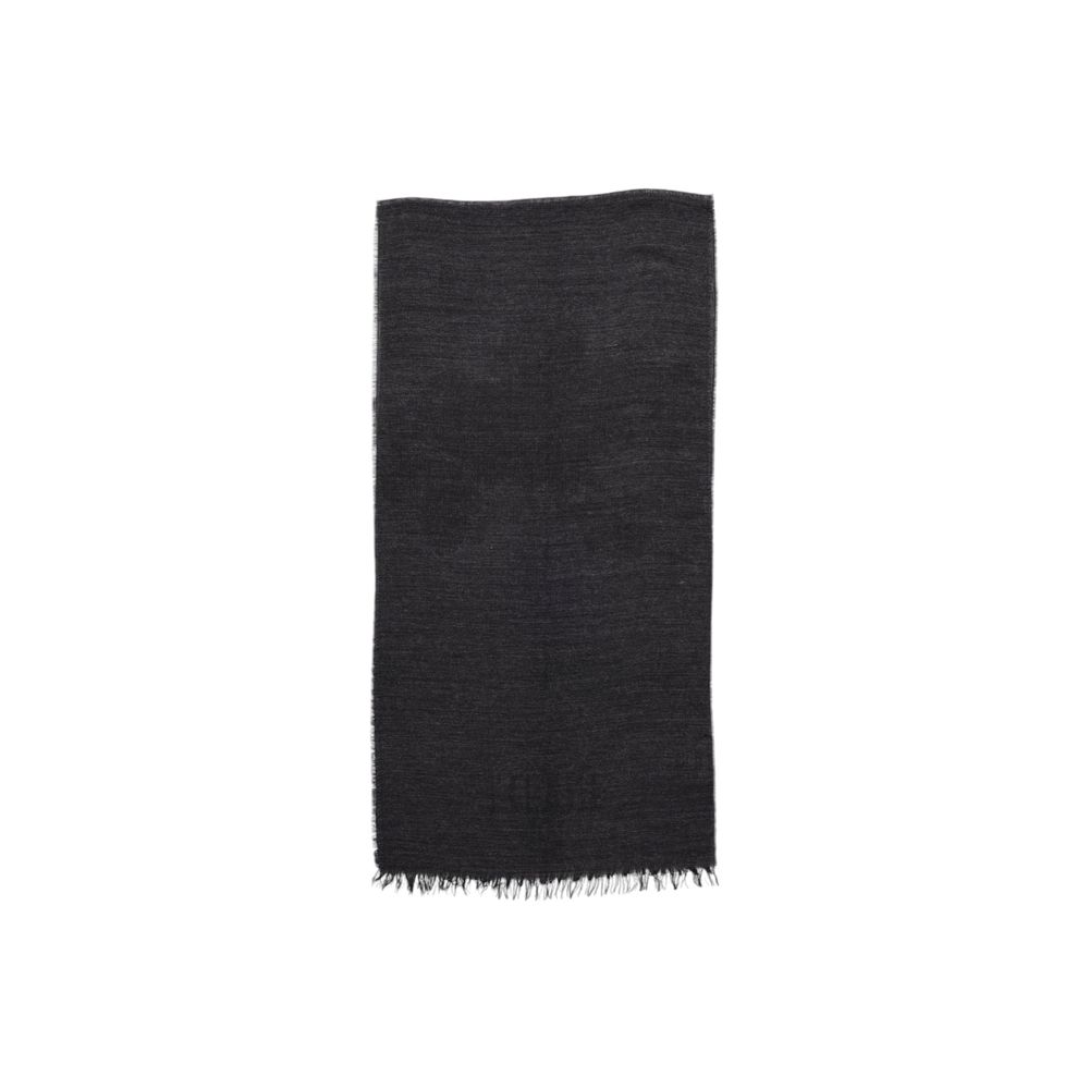 Alviero Martini Prima Classe Gray Polyacrylic Scarf - Maison Luxe