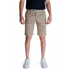 Antony Morato Beige Cotton Bermuda Shorts