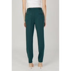 Only Green Polyester Casual Pants