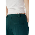 Only Green Polyester Casual Pants