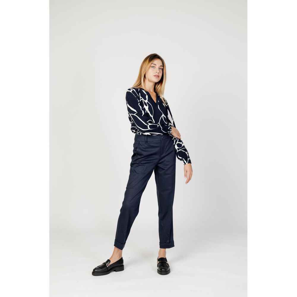 Street One Blue Viscose Pant