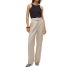 Vero Moda Gray Polyester Pant