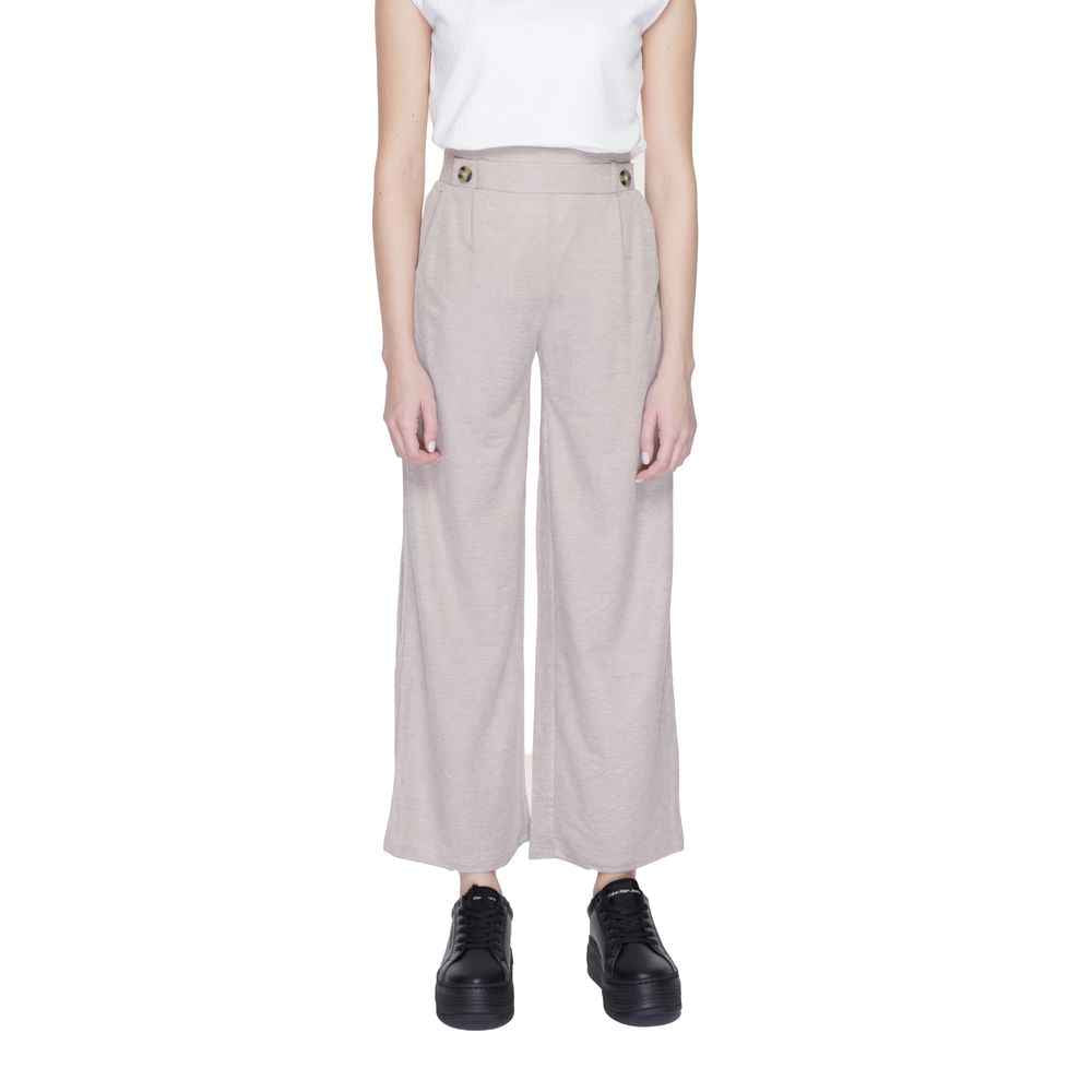Jacqueline De Yong Gray Viscose Pant