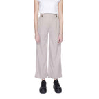 Jacqueline De Yong Gray Viscose Pant